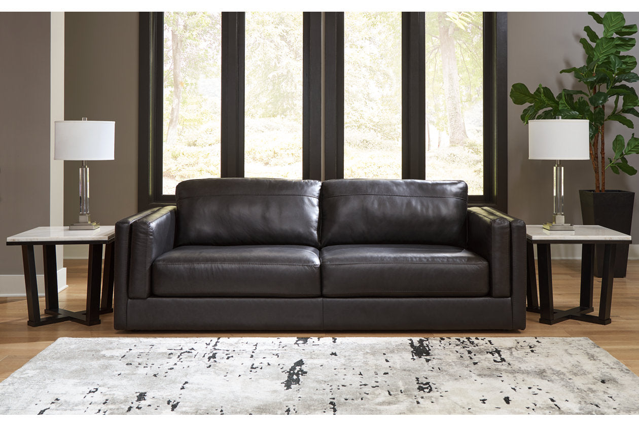 Amiata Onyx Sofa, Loveseat, Oversized Chair and Ottoman - Ashley - Luna Furniture