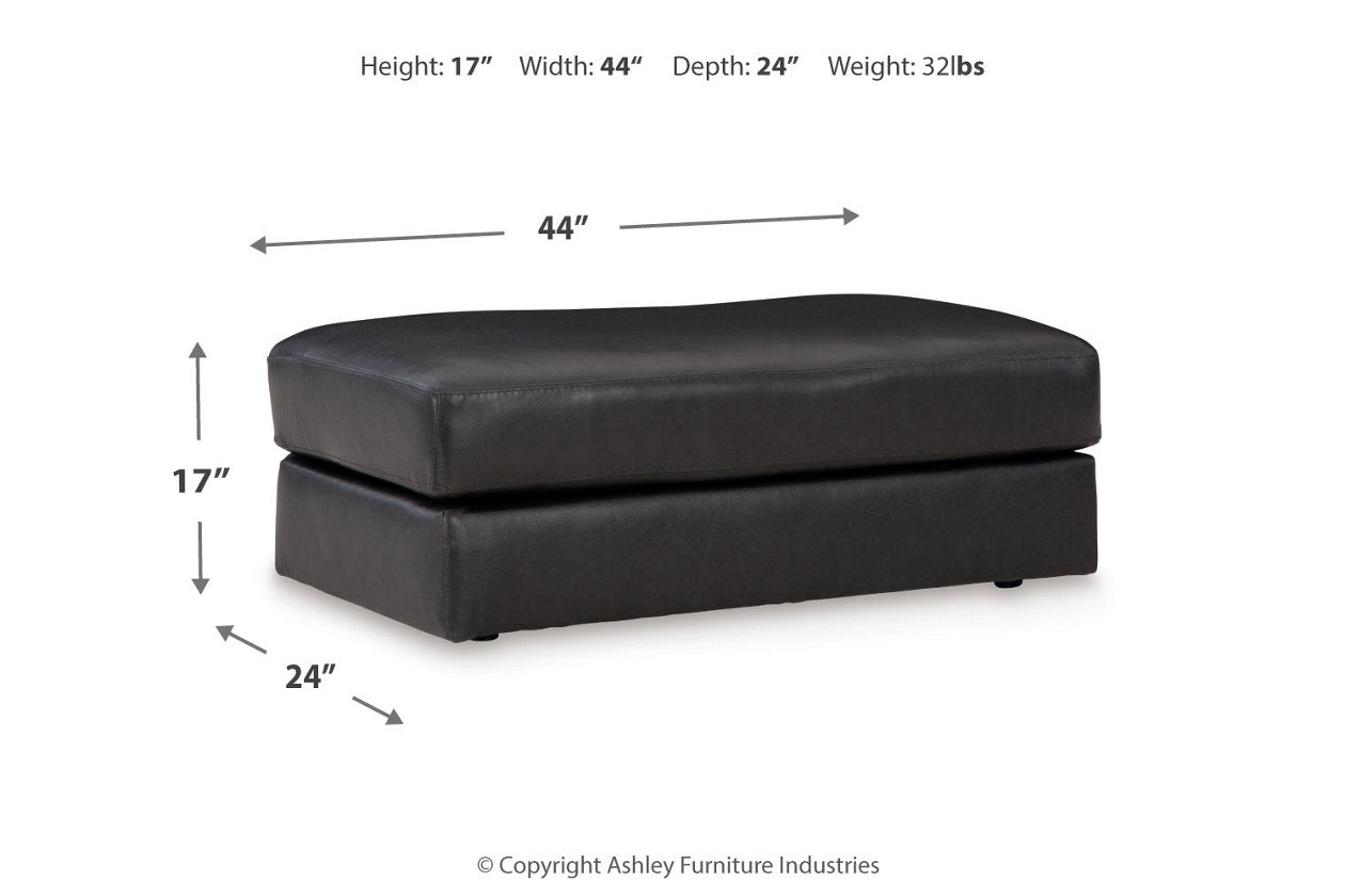 Amiata Onyx Oversized Chair and Ottoman - Ashley - Luna Furniture