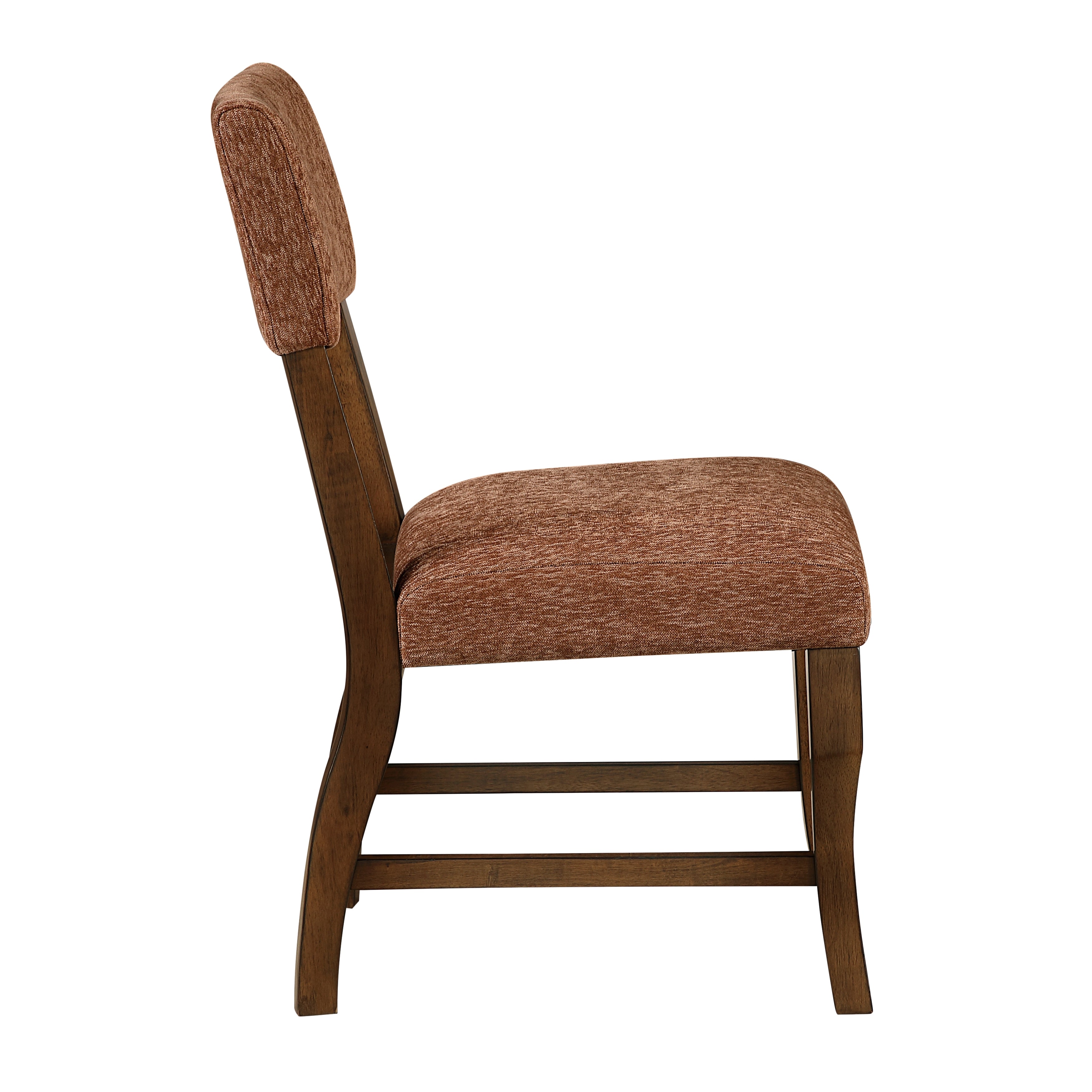 5898F4S Side Chair, Rust, Set of 2 - 5898F4S