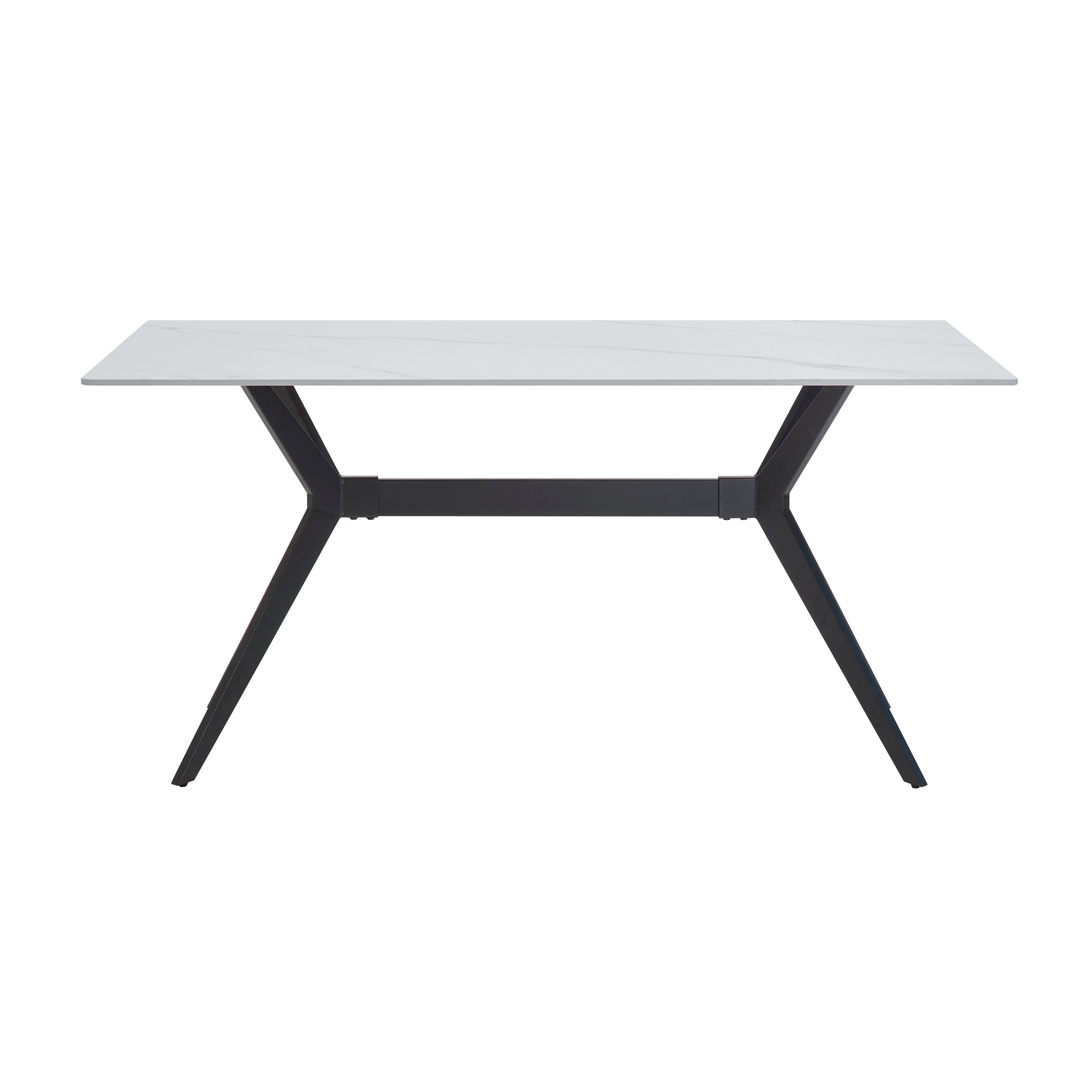 Brixley Black/Gray Faux Marble-Top Dining Set from Homelegance - Luna Furniture