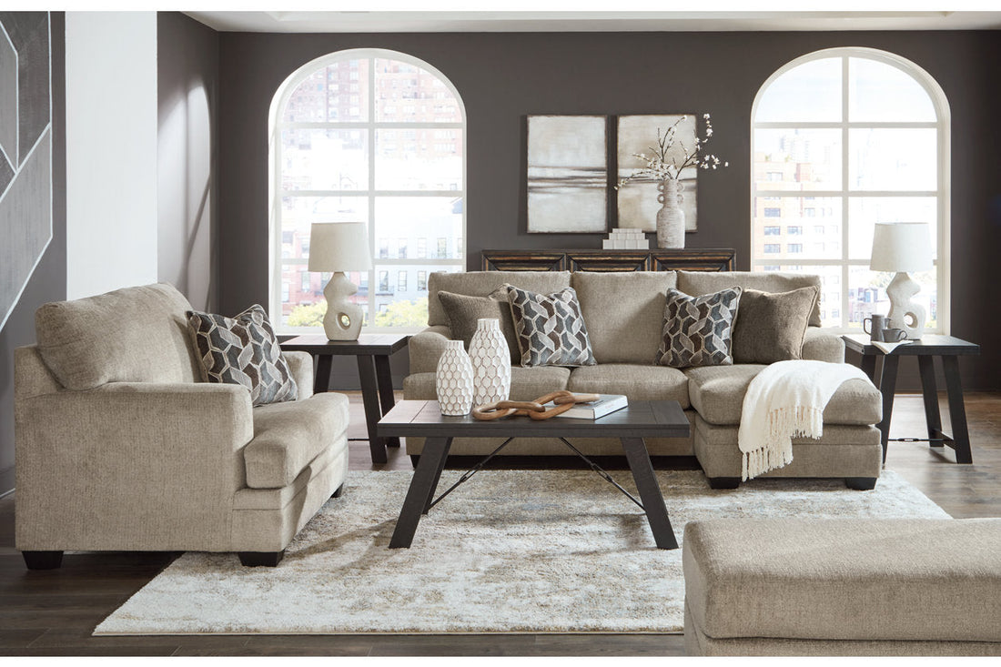 Stonemeade Sofa Chaise, Oversized Chair, and Ottoman - Ashley - Luna Furniture