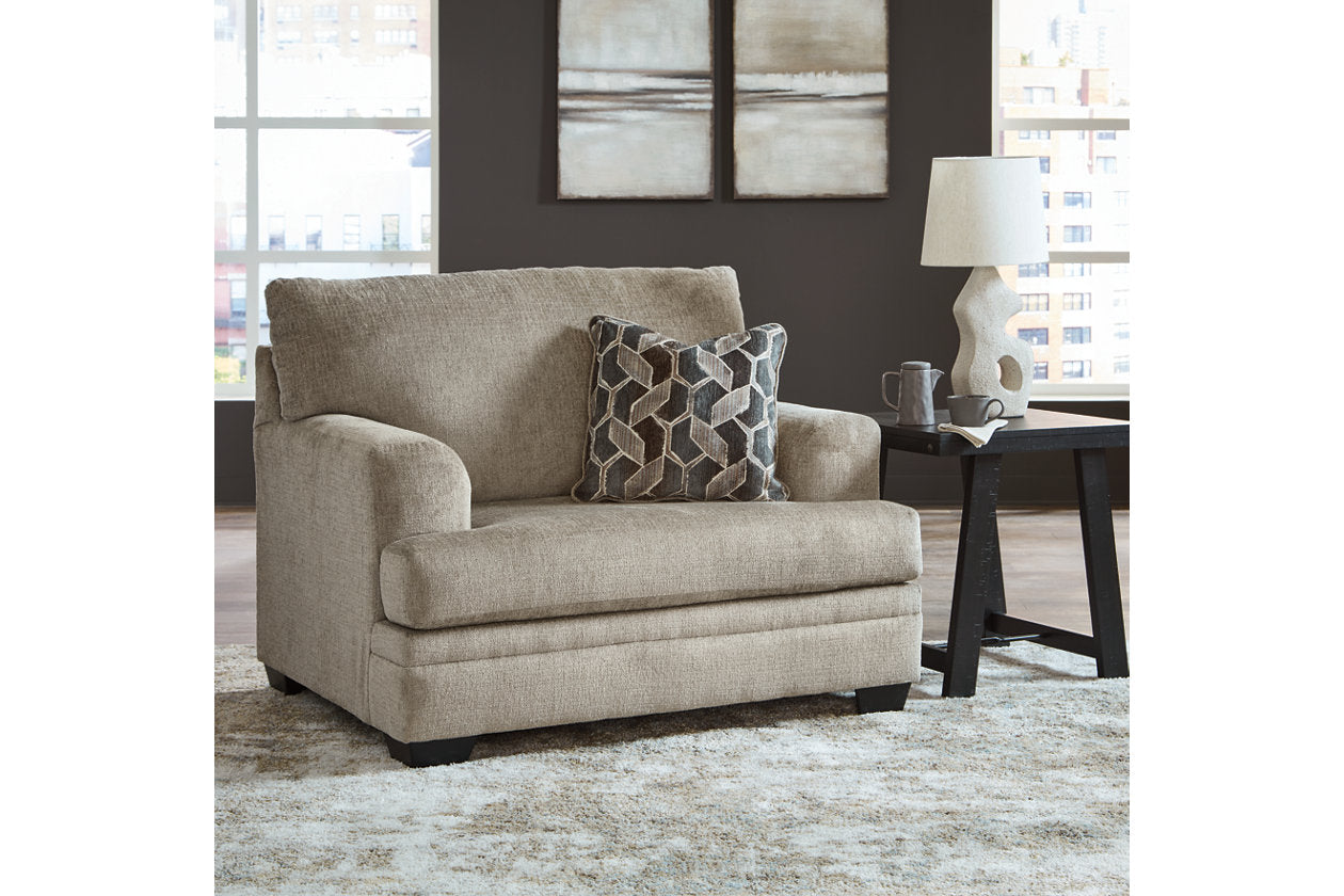 Stonemeade Oversized Chair and Ottoman - Ashley - Luna Furniture