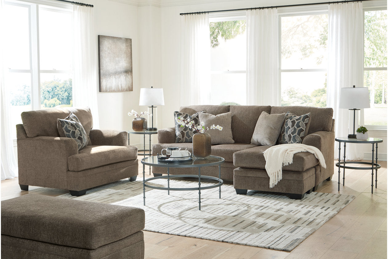 Stonemeade Sofa Chaise, Oversized Chair and Ottoman - Ashley - Luna Furniture