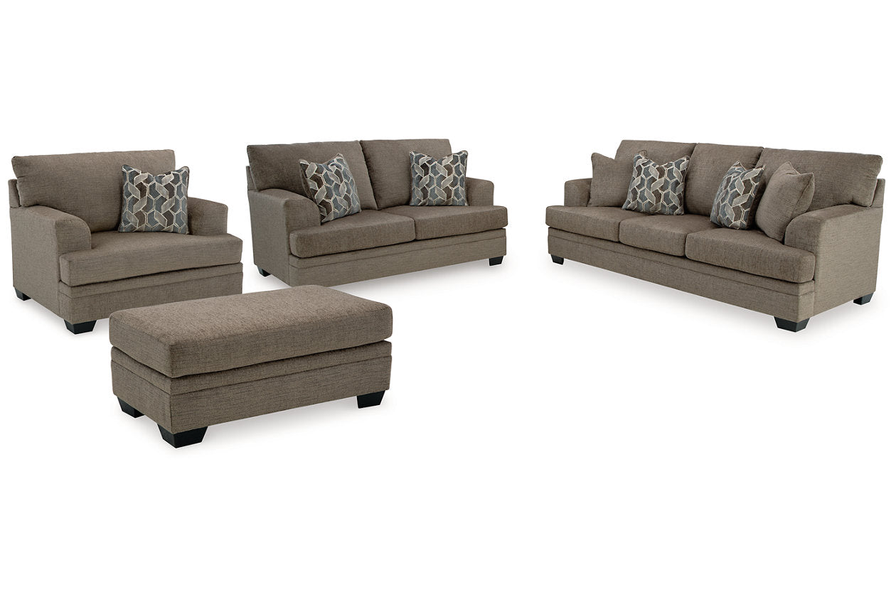 Stonemeade Sofa, Loveseat, Oversized Chair and Ottoman - Ashley - Luna Furniture