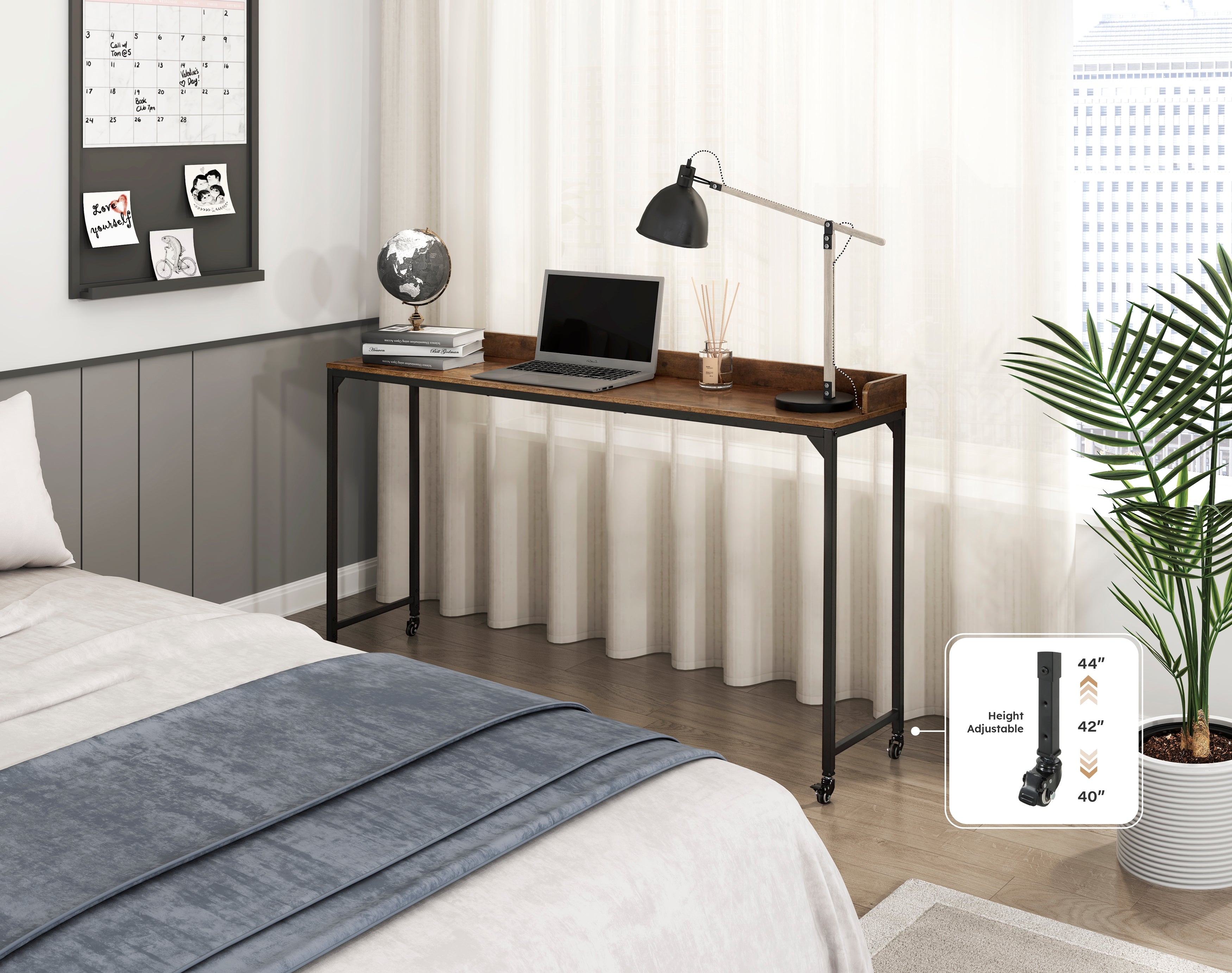 5963BR-22 Over The Bed Desk - 5963BR-22