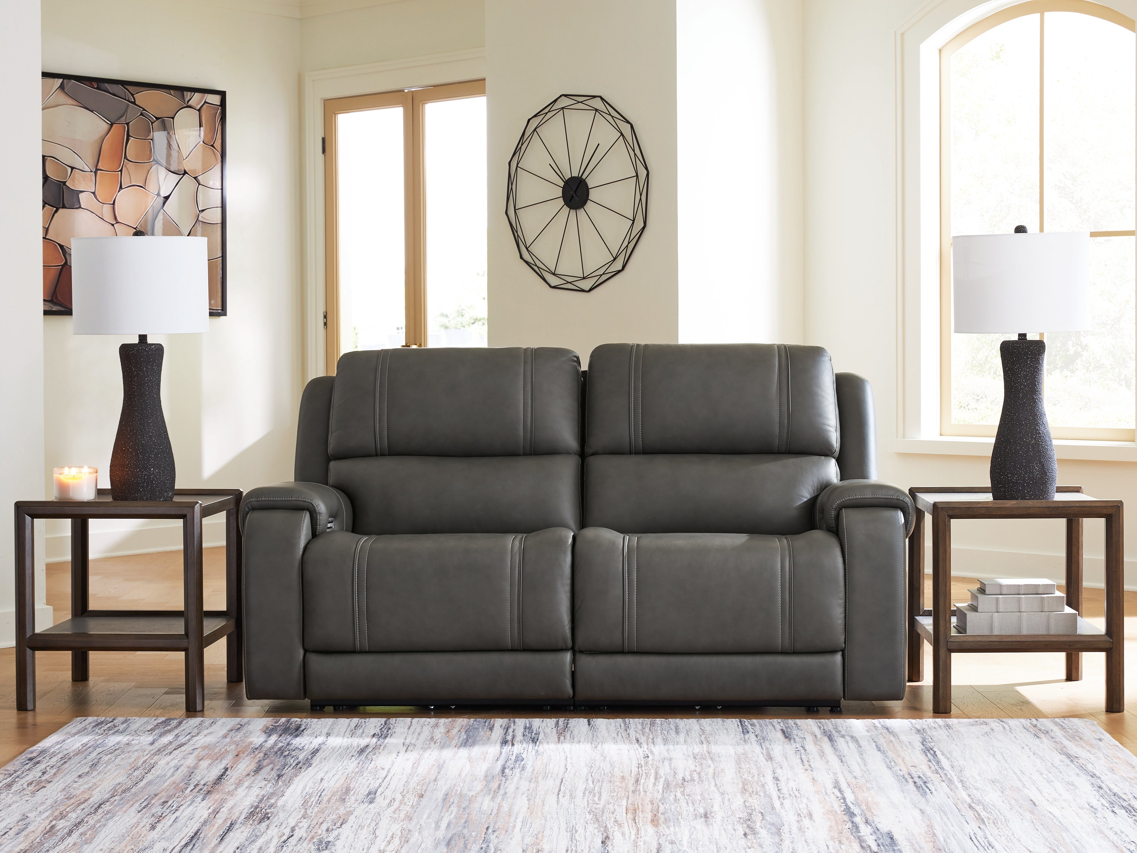 5Z - Pittson Anchor 2-Piece Power Reclining Sectional Loveseat - PCU12600S1