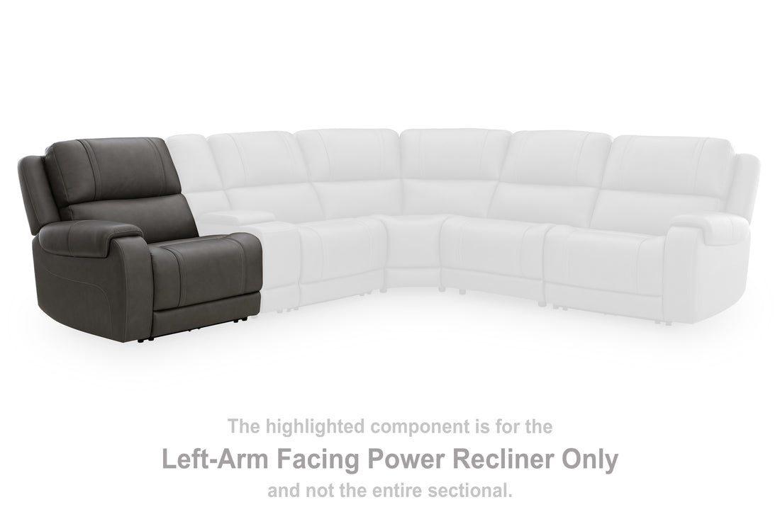 5Z - Pittson Anchor Left-Arm Facing Power Recliner - PCU1260058