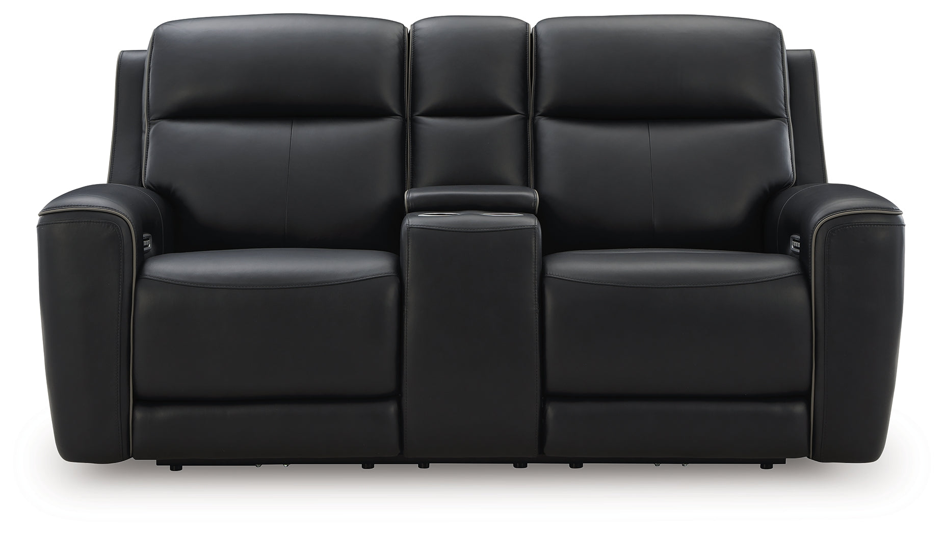 5Z-Relaxation Onyx Power Reclining Loveseat with Console - PCU1090218