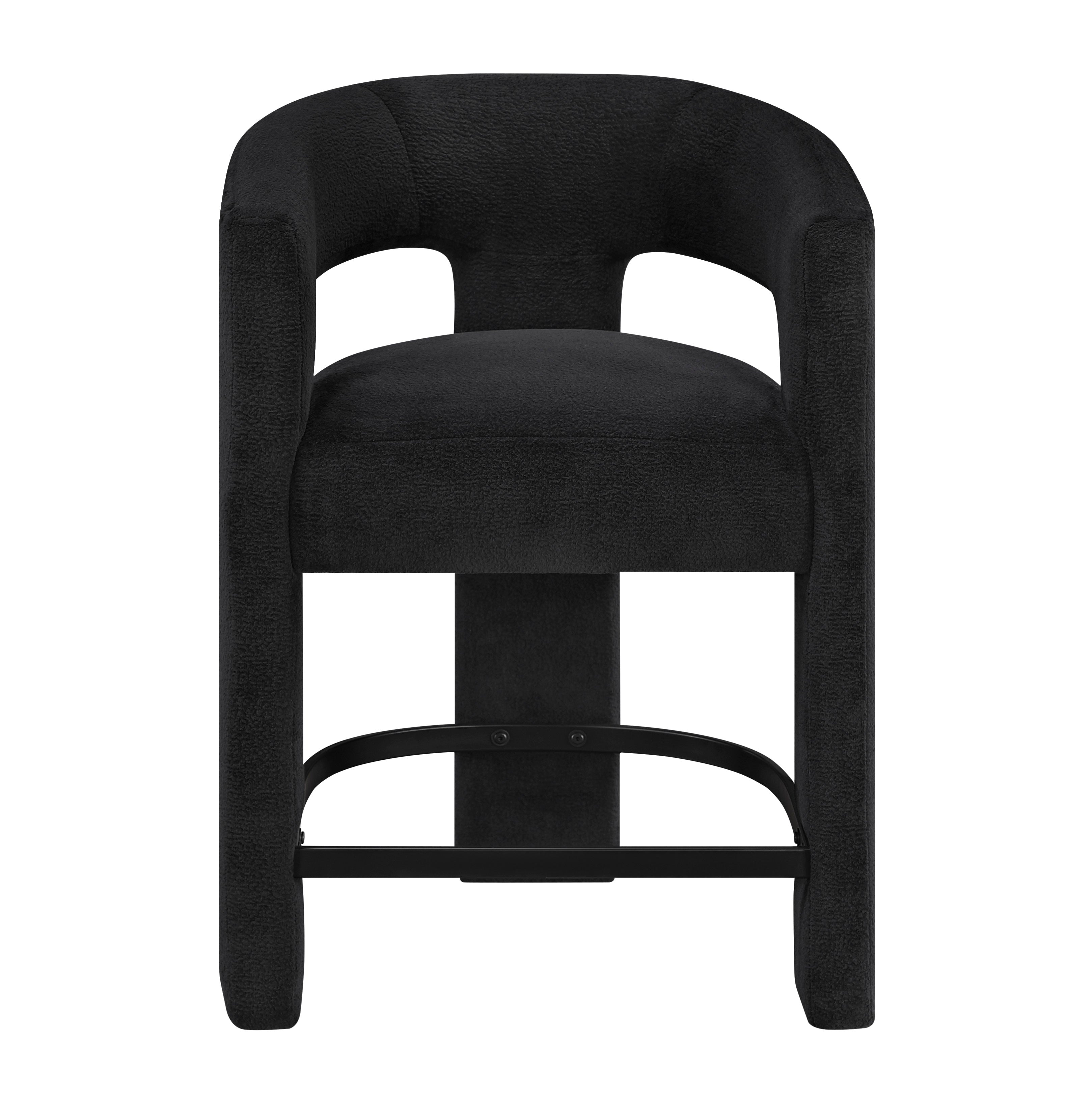 6054BK-24 CNTR HEIGHT STOOL, BLACK, 1PC/CTN - 6054BK-24