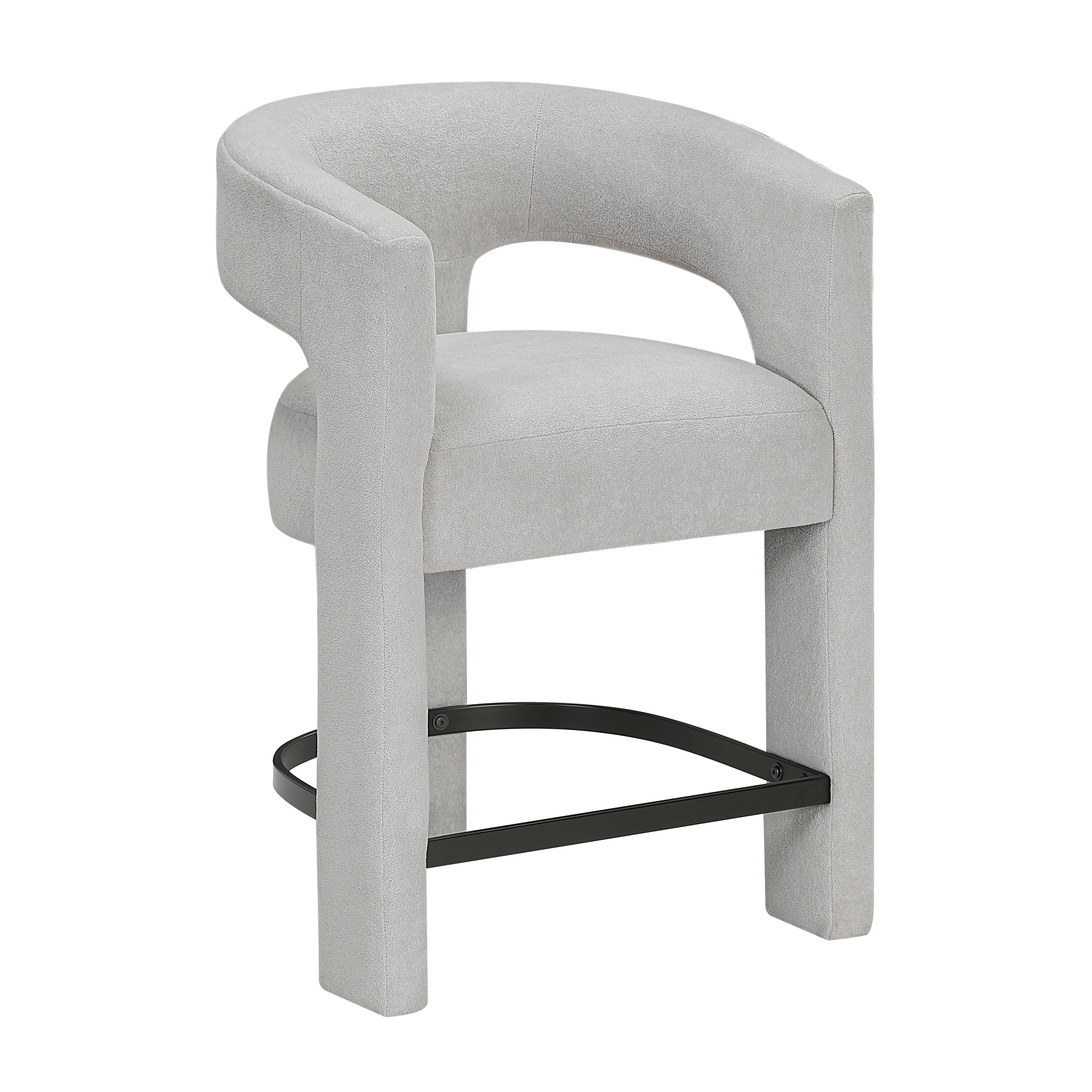 6054LG-24 CNTR HEIGHT STOOL, LIGHT GREY, 1PC/CTN - 6054LG-24