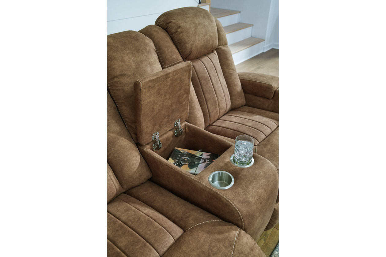 Wolfridge Brindle Power Reclining Living Room Set - Ashley - Luna Furniture