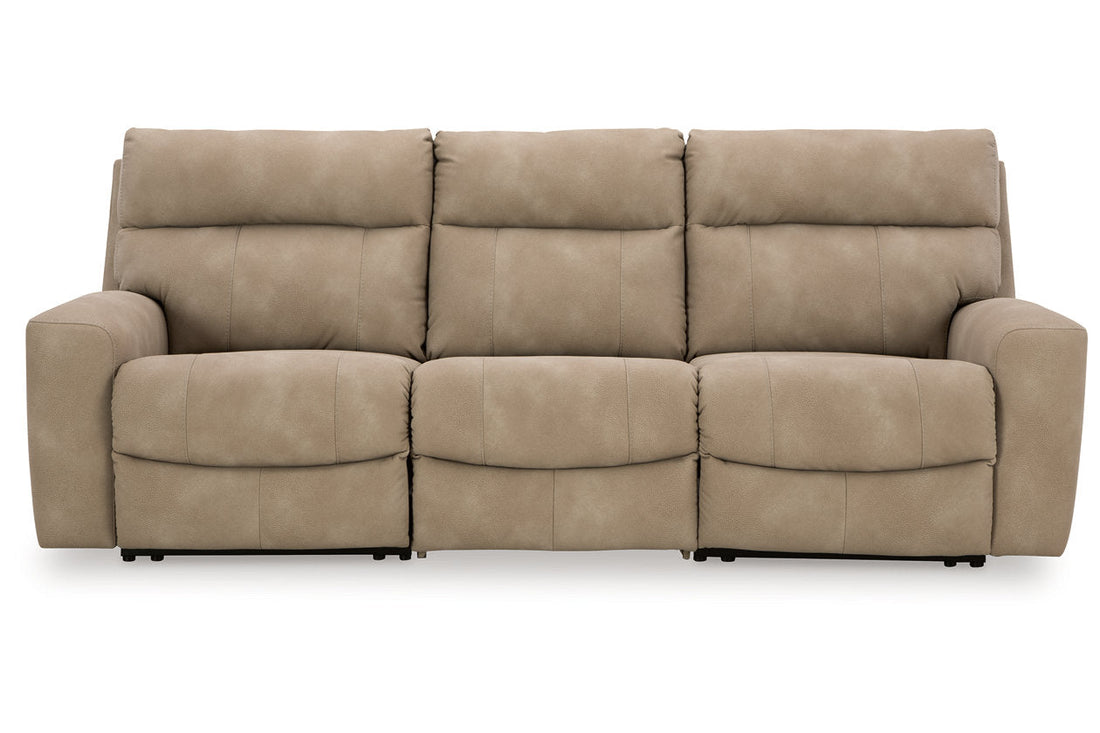 Next-Gen DuraPella Sand 3-Piece Power Reclining Sectional Sofa - Ashley - Luna Furniture