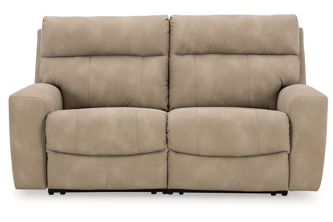 Next-Gen DuraPella Sand 2-Piece Power Reclining Sectional Loveseat - Ashley - Luna Furniture