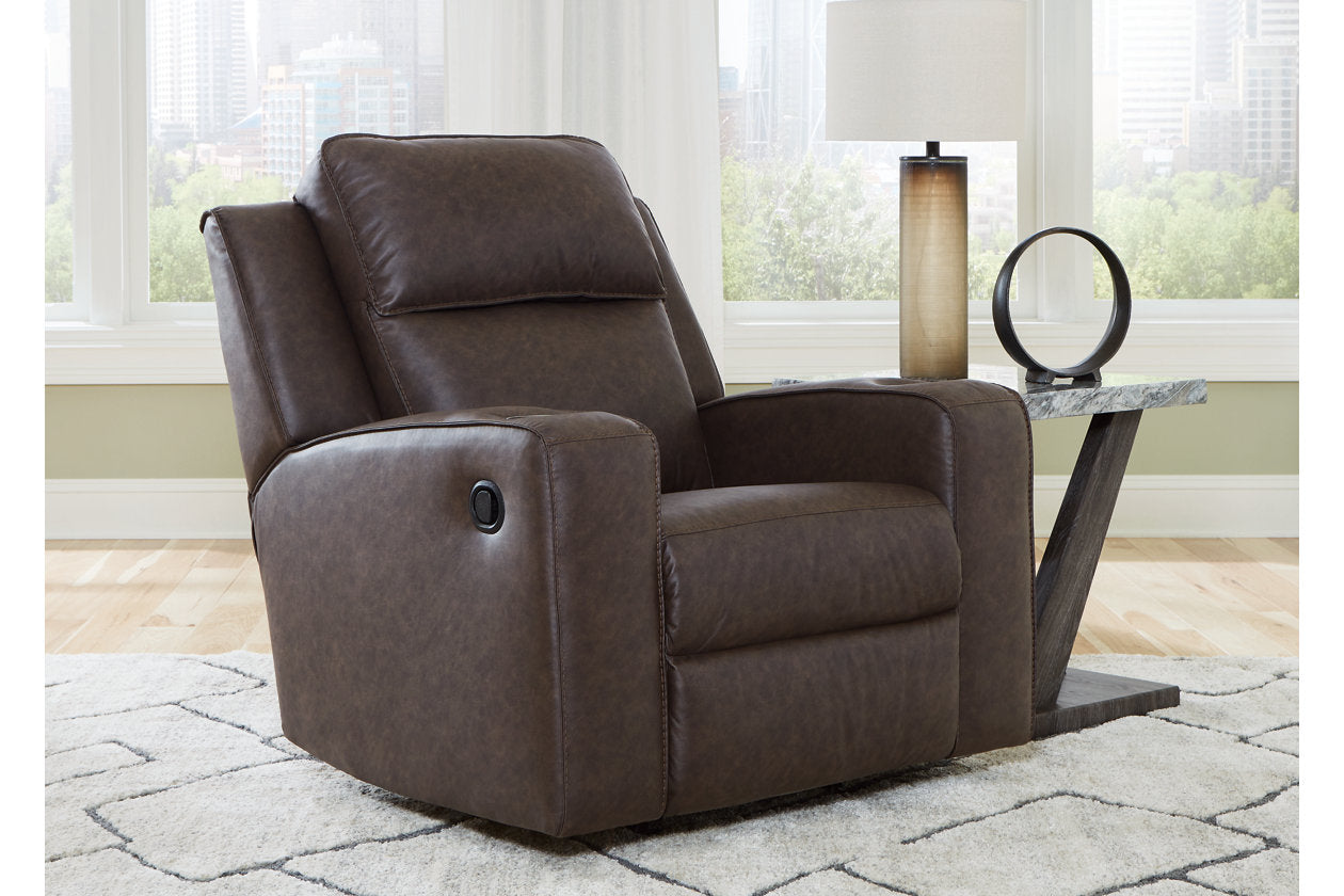Lavenhorne Umber Reclining Sofa, Loveseat and Recliner - Ashley - Luna Furniture