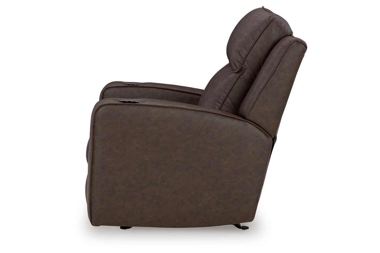 Lavenhorne Umber Reclining Sofa, Loveseat and Recliner - Ashley - Luna Furniture