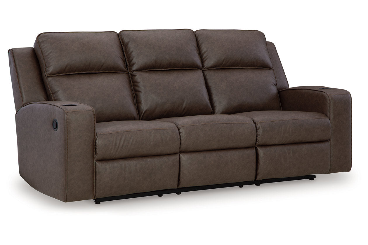 Lavenhorne Umber Reclining Sofa, Loveseat and Recliner - Ashley - Luna Furniture