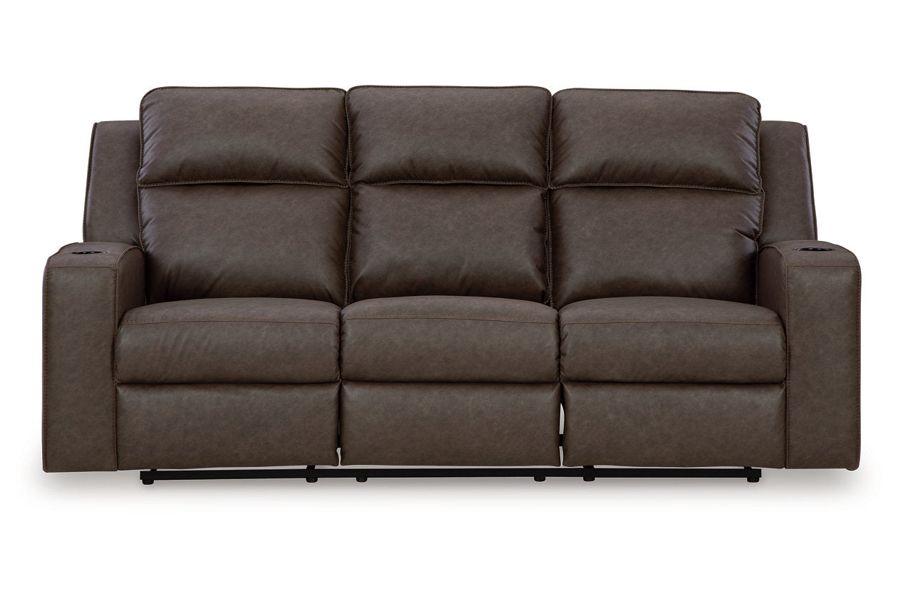 Lavenhorne Umber Reclining Sofa, Loveseat and Recliner - Ashley - Luna Furniture