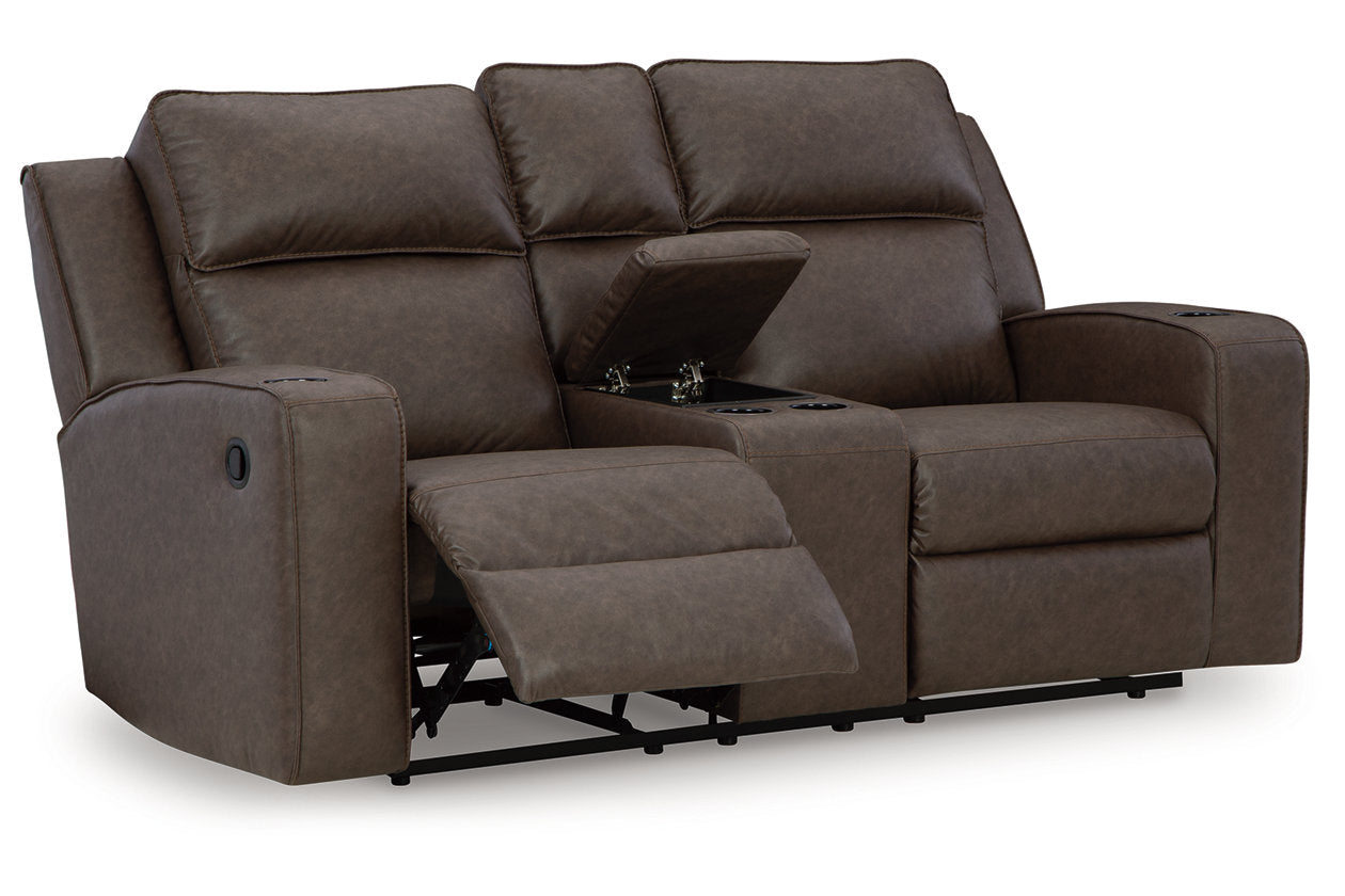 Lavenhorne Umber Reclining Sofa, Loveseat and Recliner - Ashley - Luna Furniture