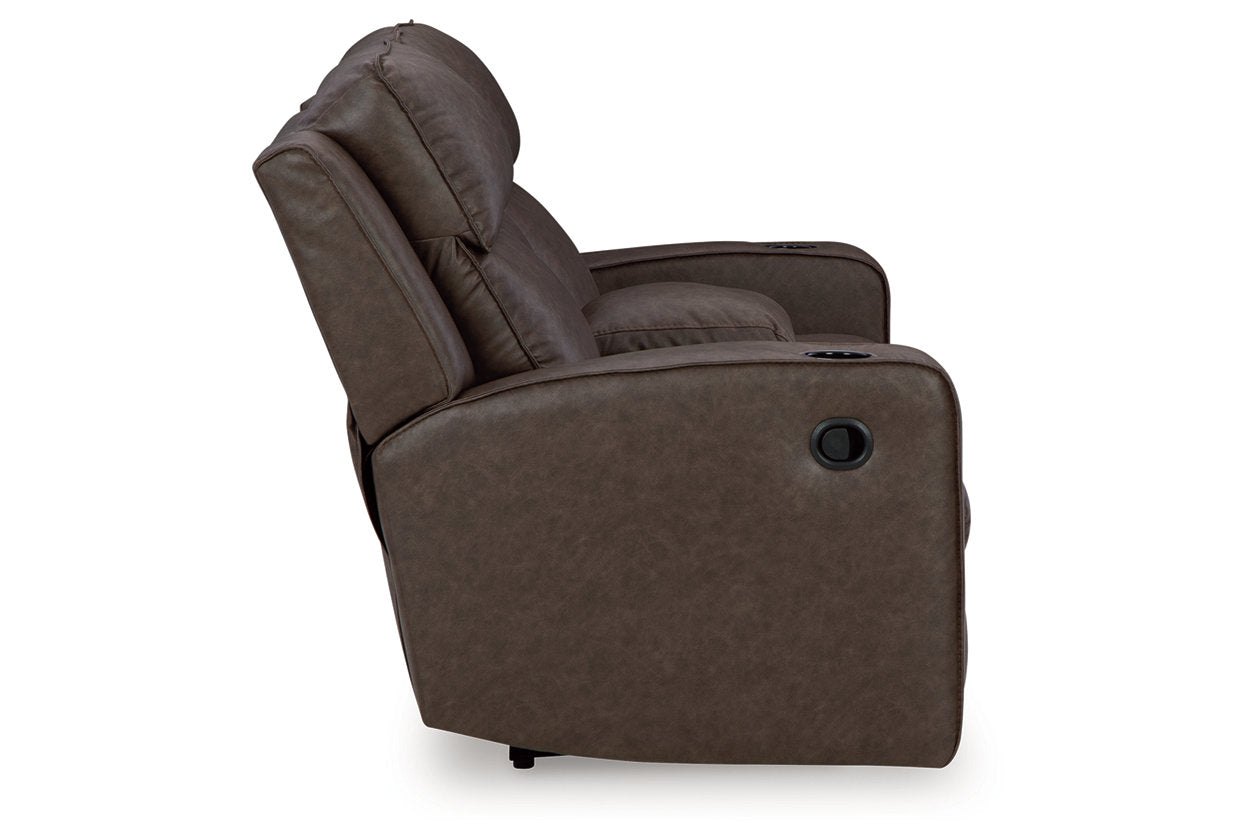 Lavenhorne Umber Reclining Sofa, Loveseat and Recliner - Ashley - Luna Furniture
