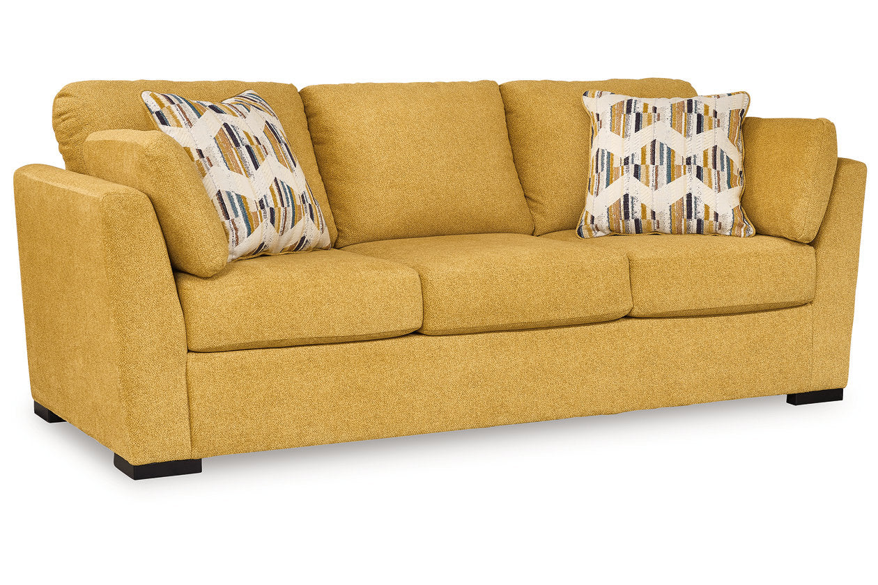 Keerwick Sunflower Living Room Set - Ashley - Luna Furniture
