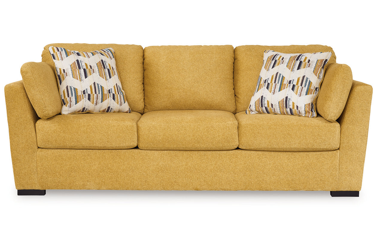 Keerwick Sunflower Living Room Set - Ashley - Luna Furniture