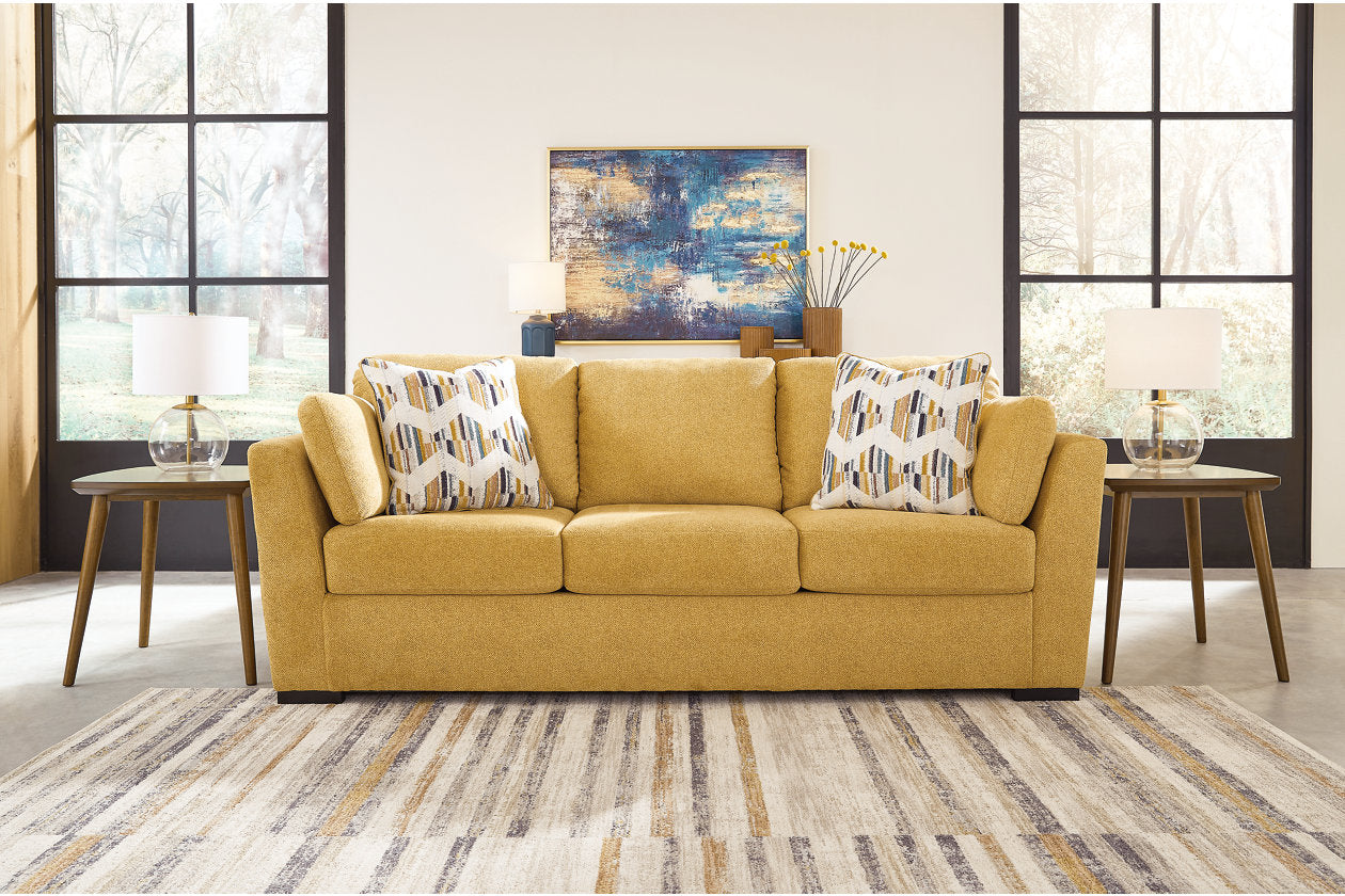 Keerwick Sunflower Living Room Set - Ashley - Luna Furniture