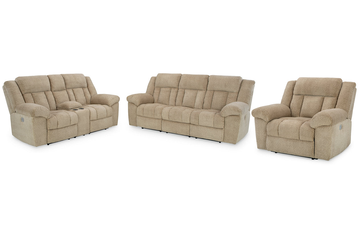 Tip-Off Power Reclining Sofa, Loveseat and Recliner - Ashley - Luna Furniture