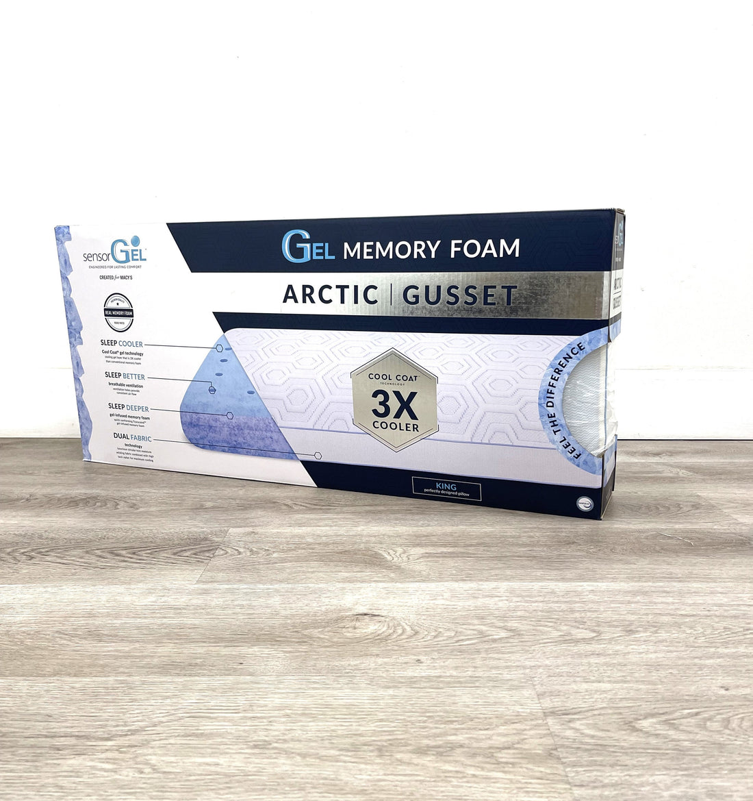 70082 - Gel Memory Foam KING PILLOW - 70082