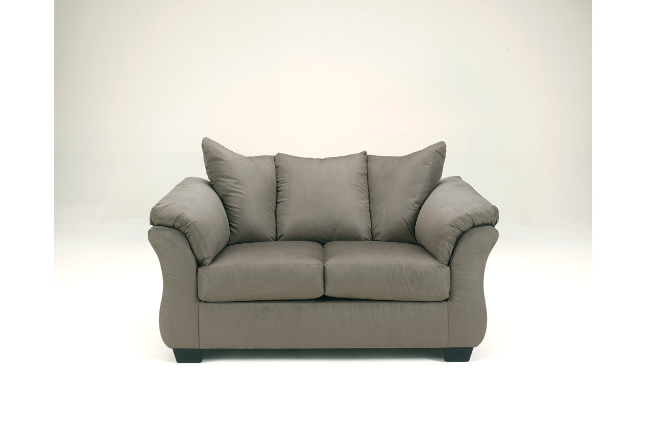 Darcy Cobblestone Sofa, Loveseat and Recliner - Ashley - Luna Furniture