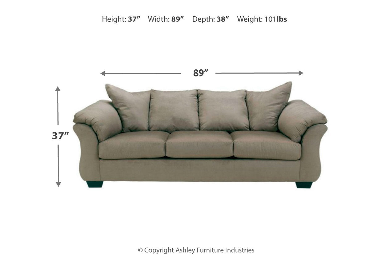 Darcy Cobblestone Sofa and Chair - Ashley - Luna Furniture