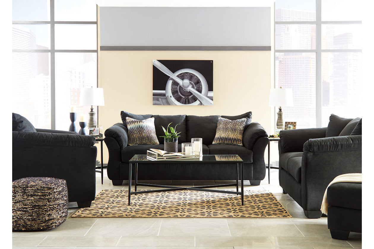 Darcy Sofa and Ottoman - Ashley - Luna Furniture