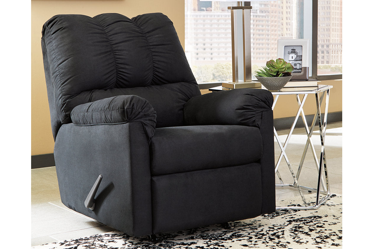 Darcy Black Sofa and Recliner - Ashley - Luna Furniture