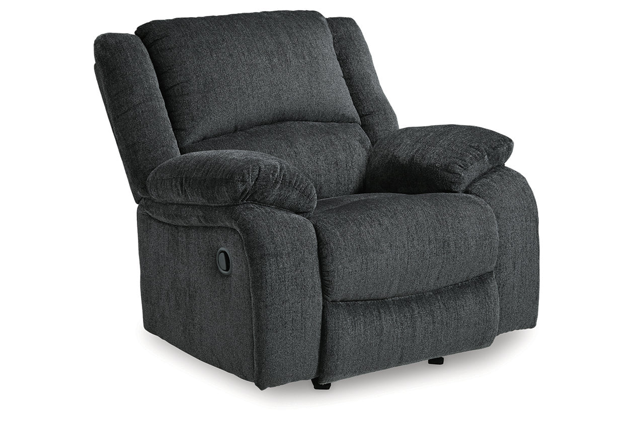 Draycoll Slate Reclining Sofa and Recliner - Ashley - Luna Furniture