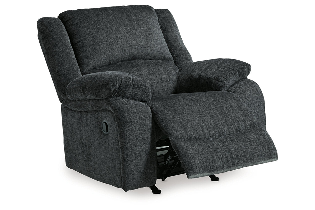Draycoll Slate Reclining Sofa and Recliner - Ashley - Luna Furniture