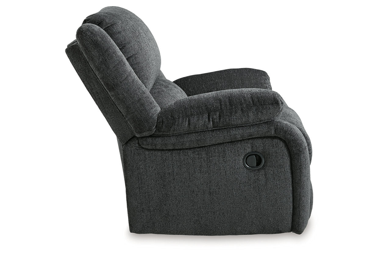 Draycoll Slate Reclining Sofa and Recliner - Ashley - Luna Furniture
