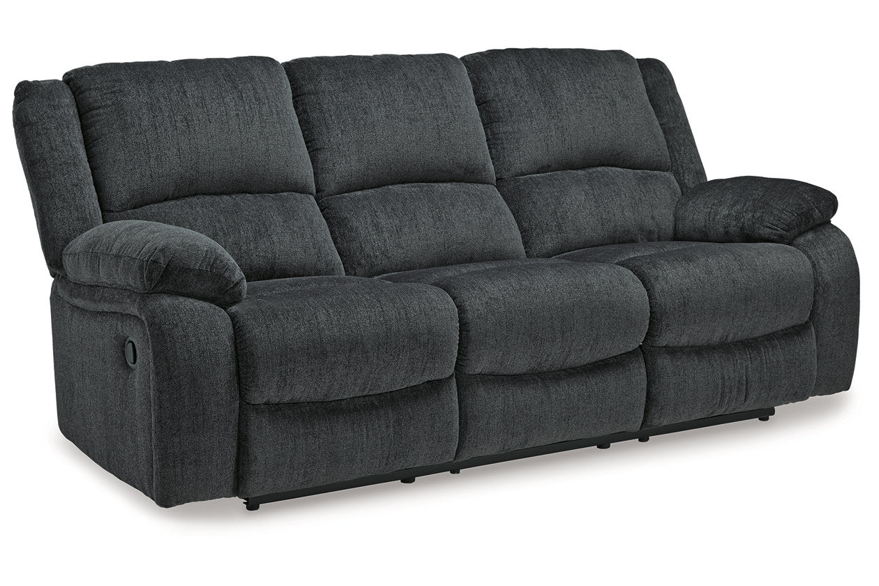 Draycoll Slate Reclining Sofa and Recliner - Ashley - Luna Furniture