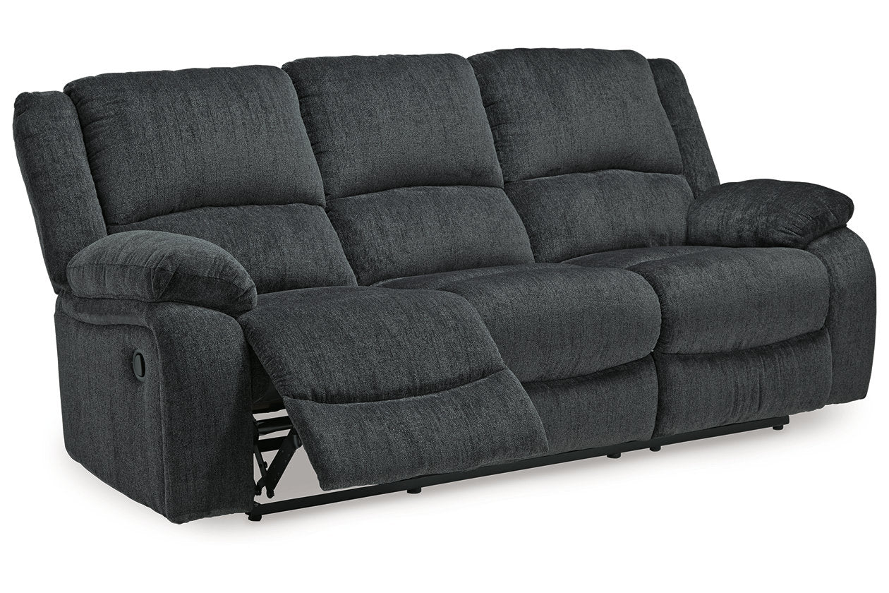Draycoll Slate Reclining Sofa and Recliner - Ashley - Luna Furniture