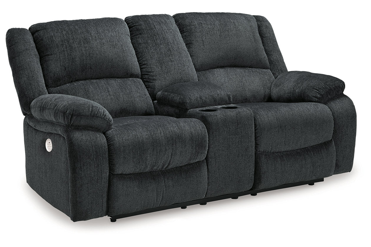 Draycoll Slate Power Reclining Sofa, Loveseat and Recliner - Ashley - Luna Furniture