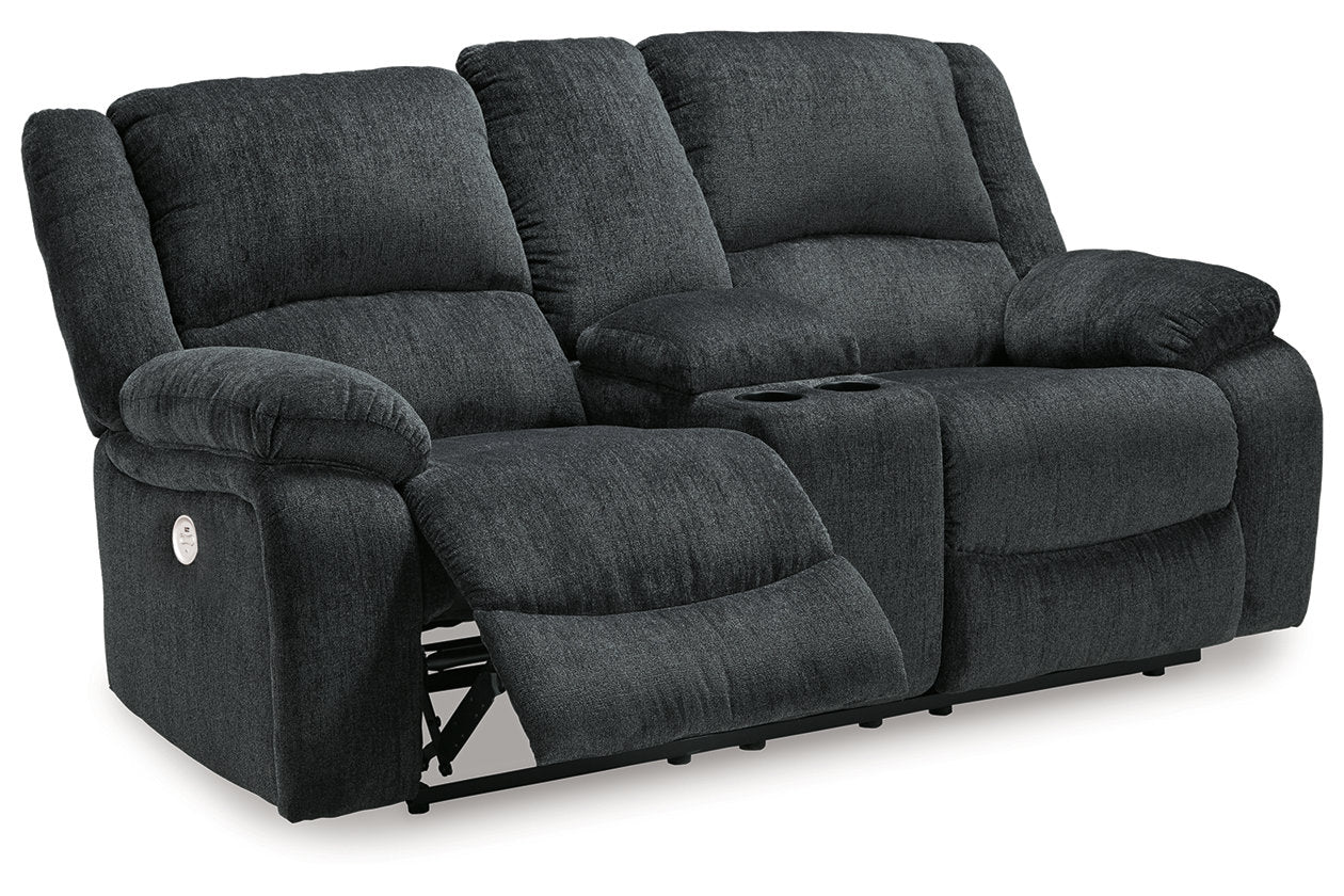 Draycoll 2 Power Reclining Loveseats and Recliner - Ashley - Luna Furniture