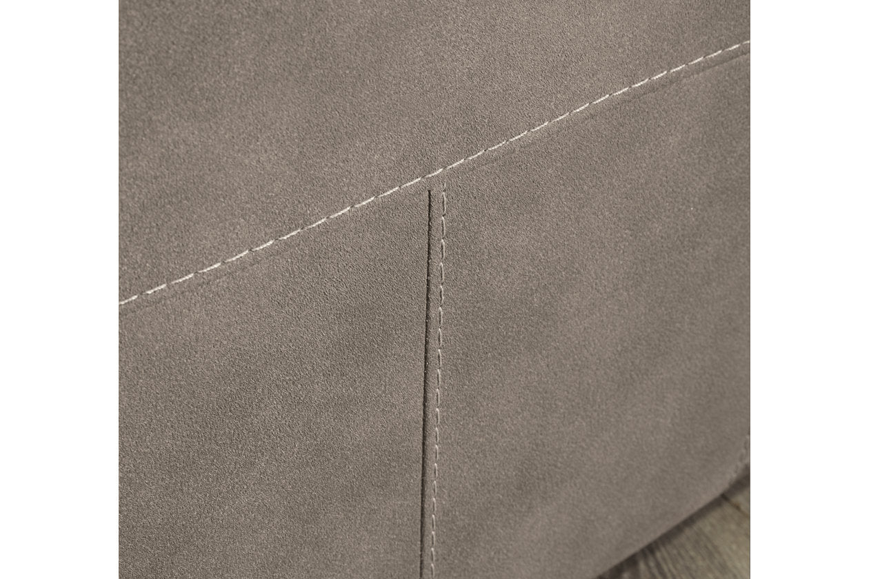 Cavalcade Slate Power Reclining Sofa and Loveseat - Ashley - Luna Furniture