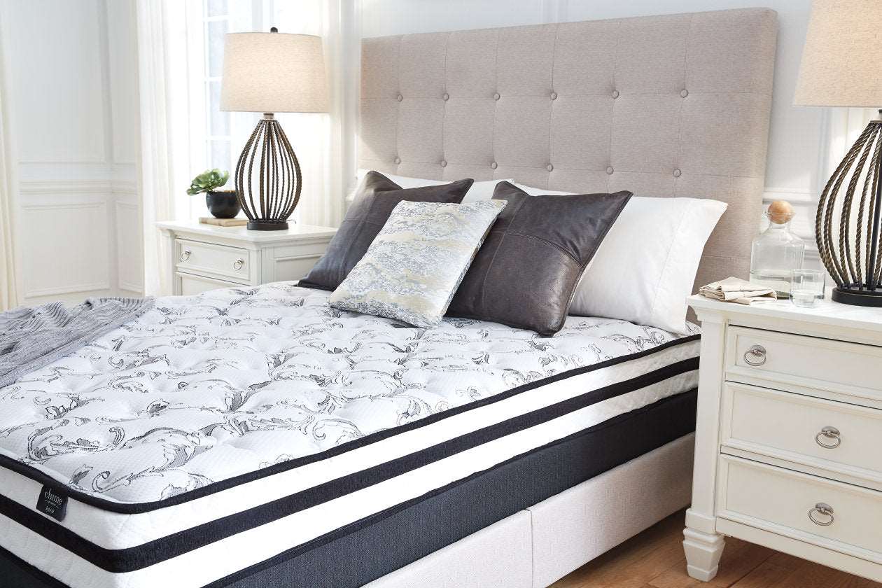 8 Inch Chime Innerspring White Full Mattress in a Box - M69521 - Bien Home Furniture & Electronics