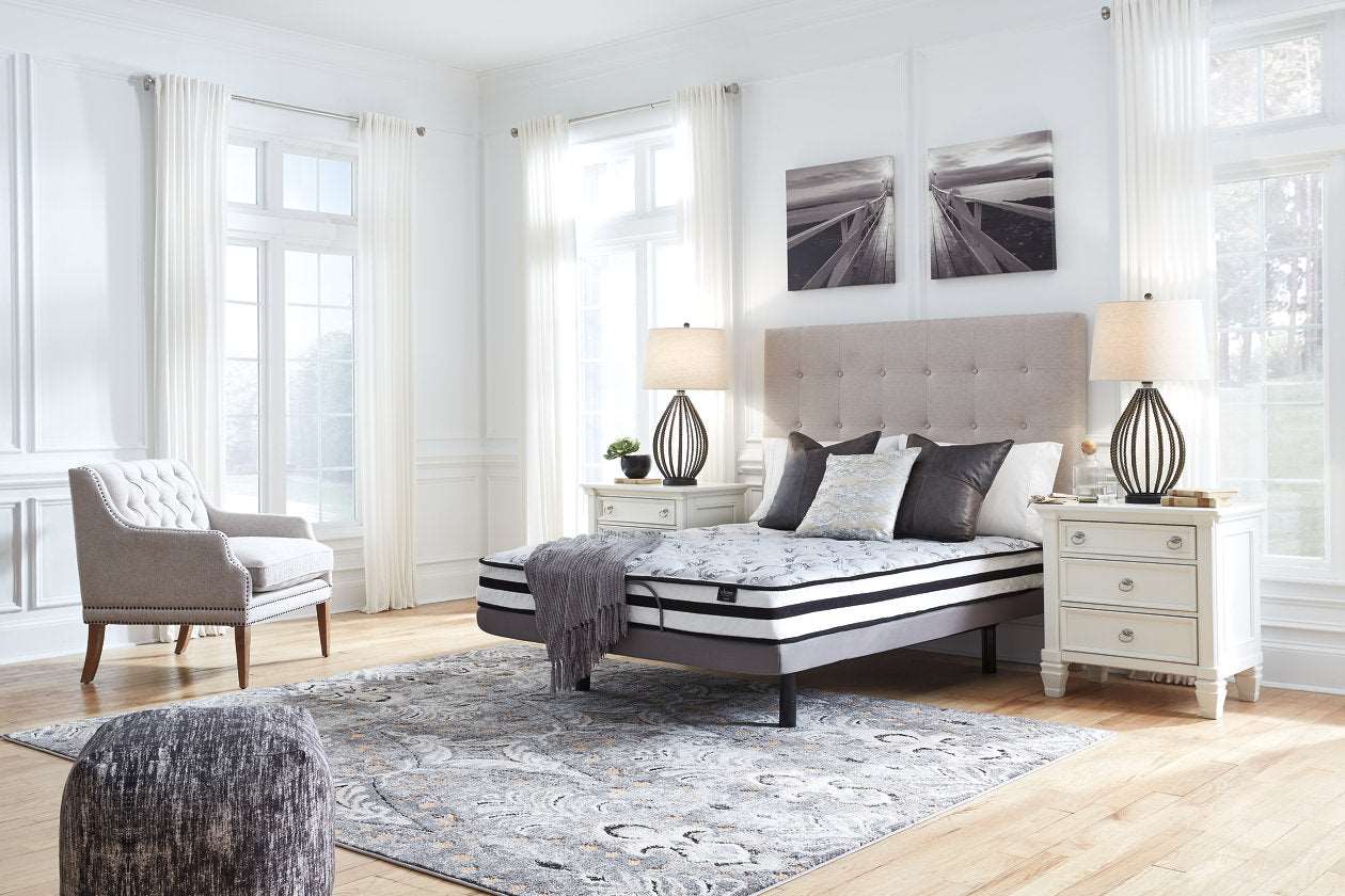 8 Inch Chime Innerspring White King Mattress in a Box - M69541 - Bien Home Furniture & Electronics