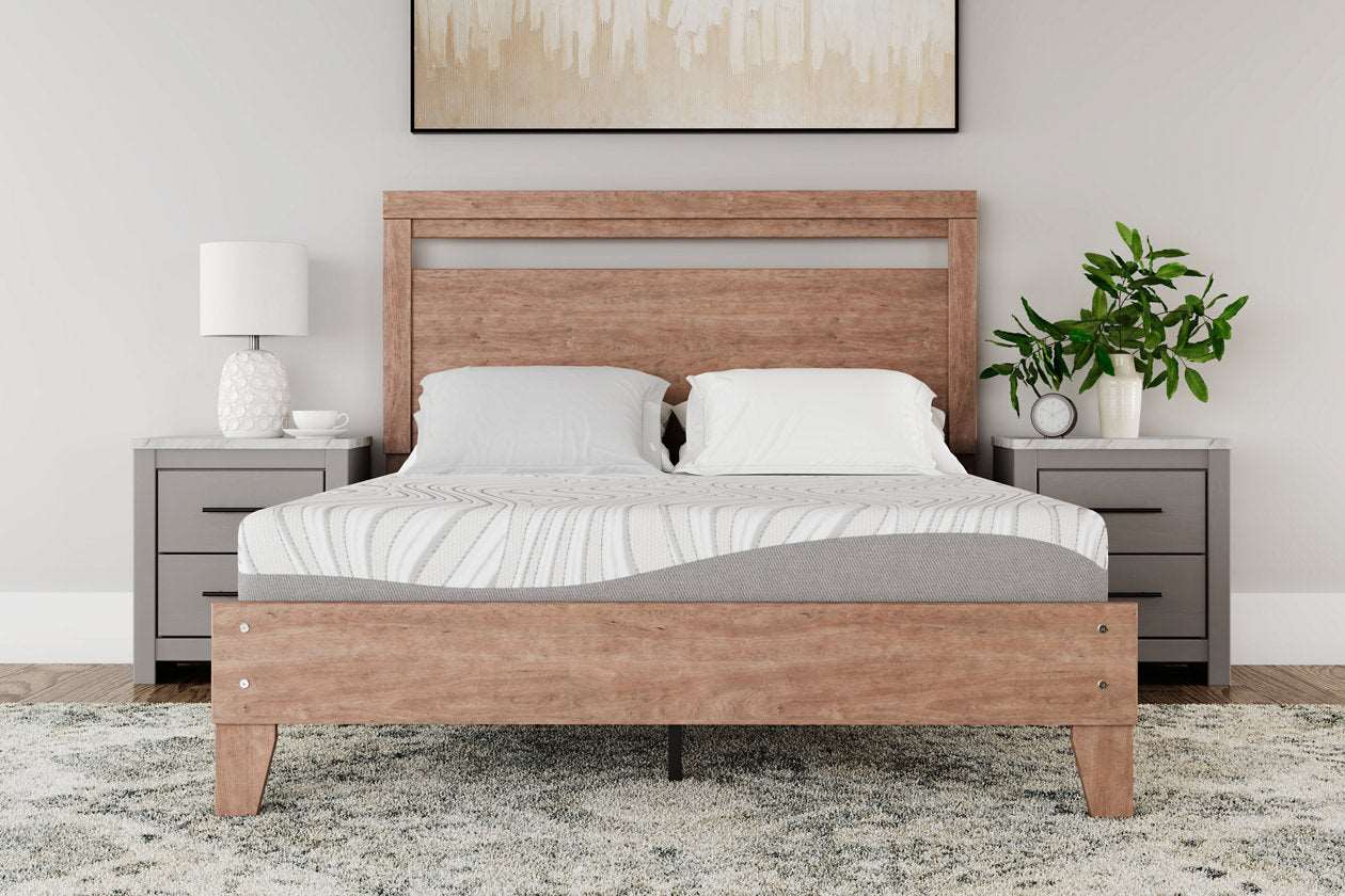 8 Inch Memory Foam White Queen Mattress - M59131 - Bien Home Furniture & Electronics