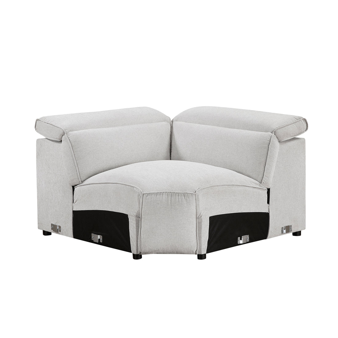 8414GRY-CR (4/5)Corner Seat - 8414GRY-CR