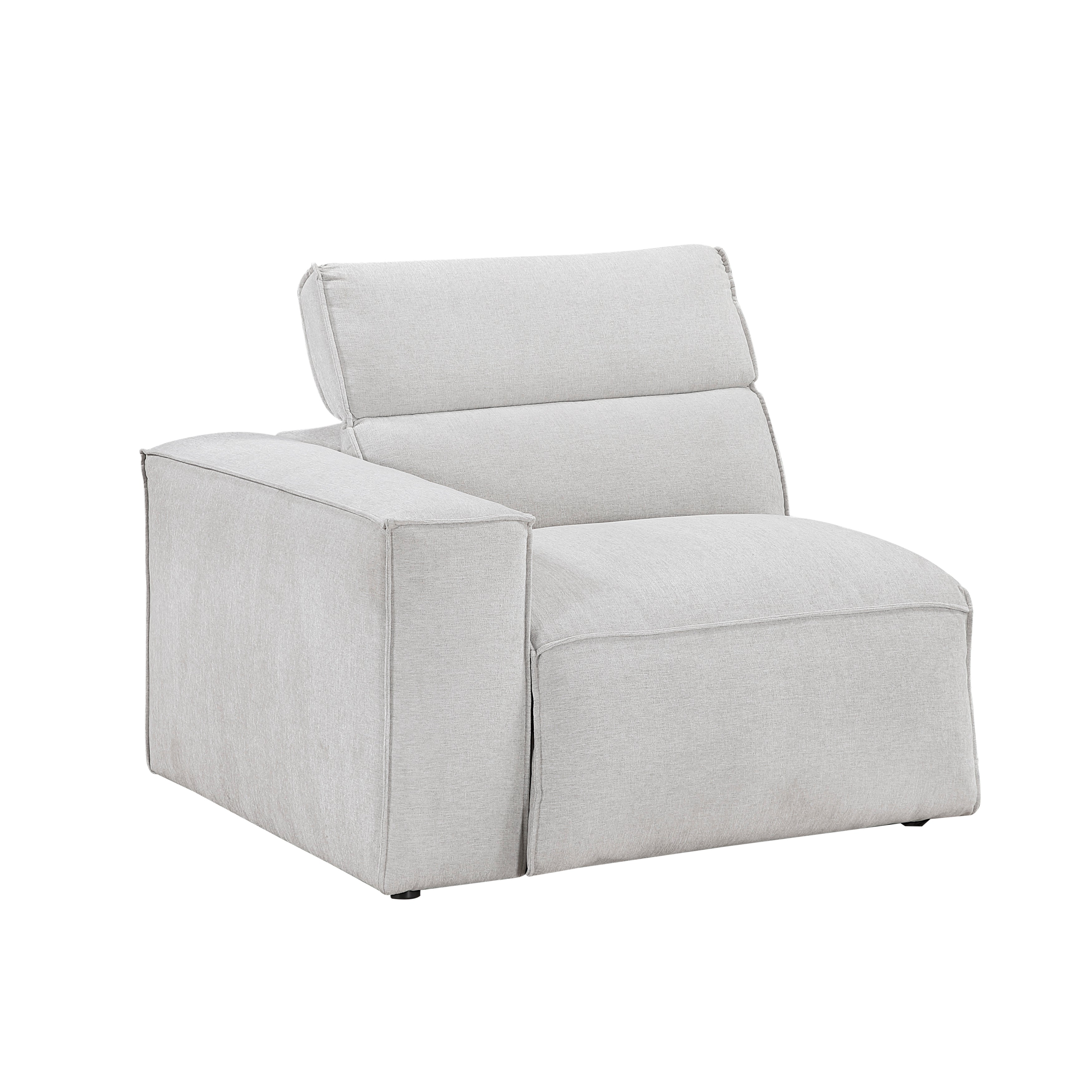 8414GRY-LRPWH (1/5)Power Left Side Reclining Chair with Power Headrest and Charging Ports - 8414GRY-LRPWH