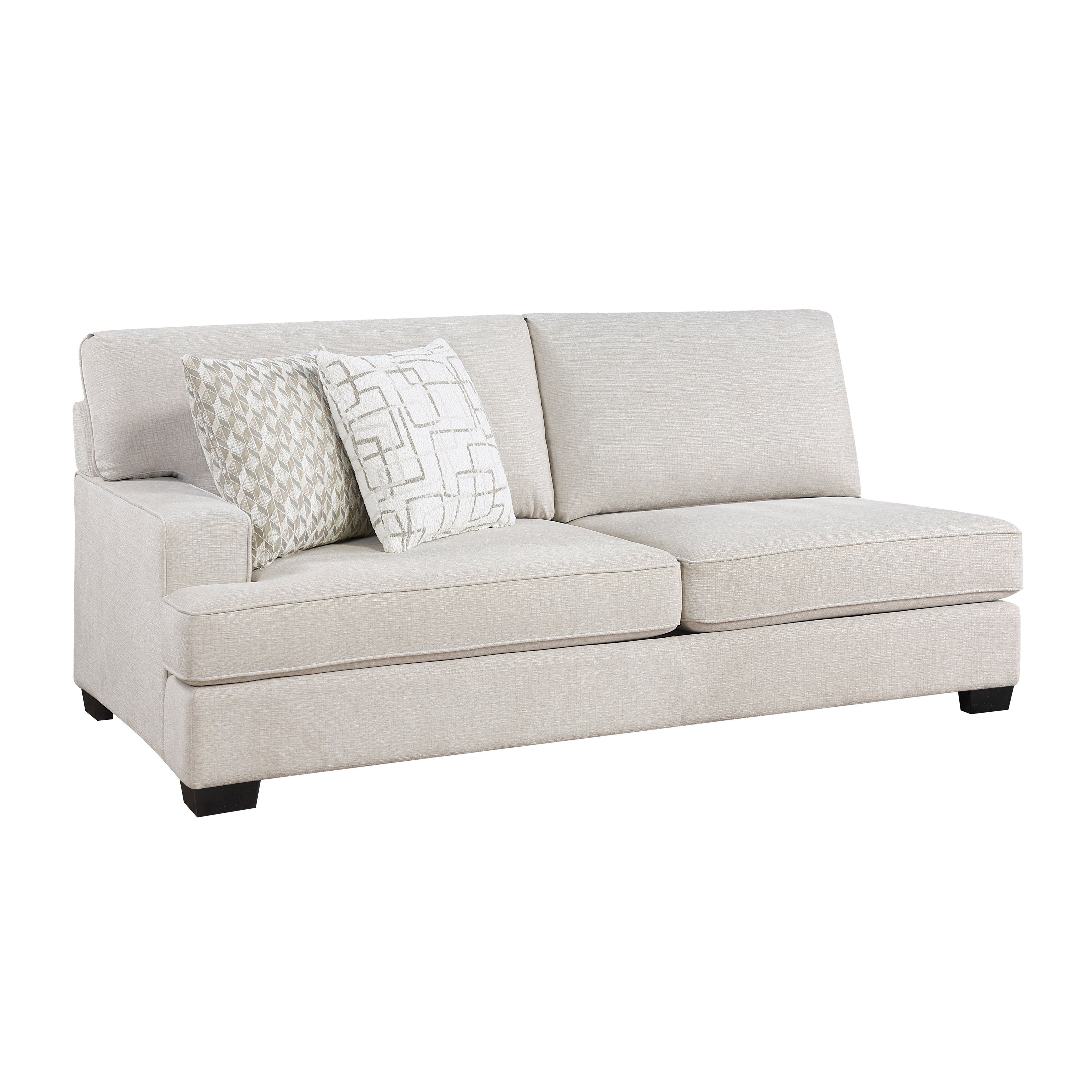 8435BE*42L2R (4)4-Piece Sectional with Ottoman - 8435BE*42L2R