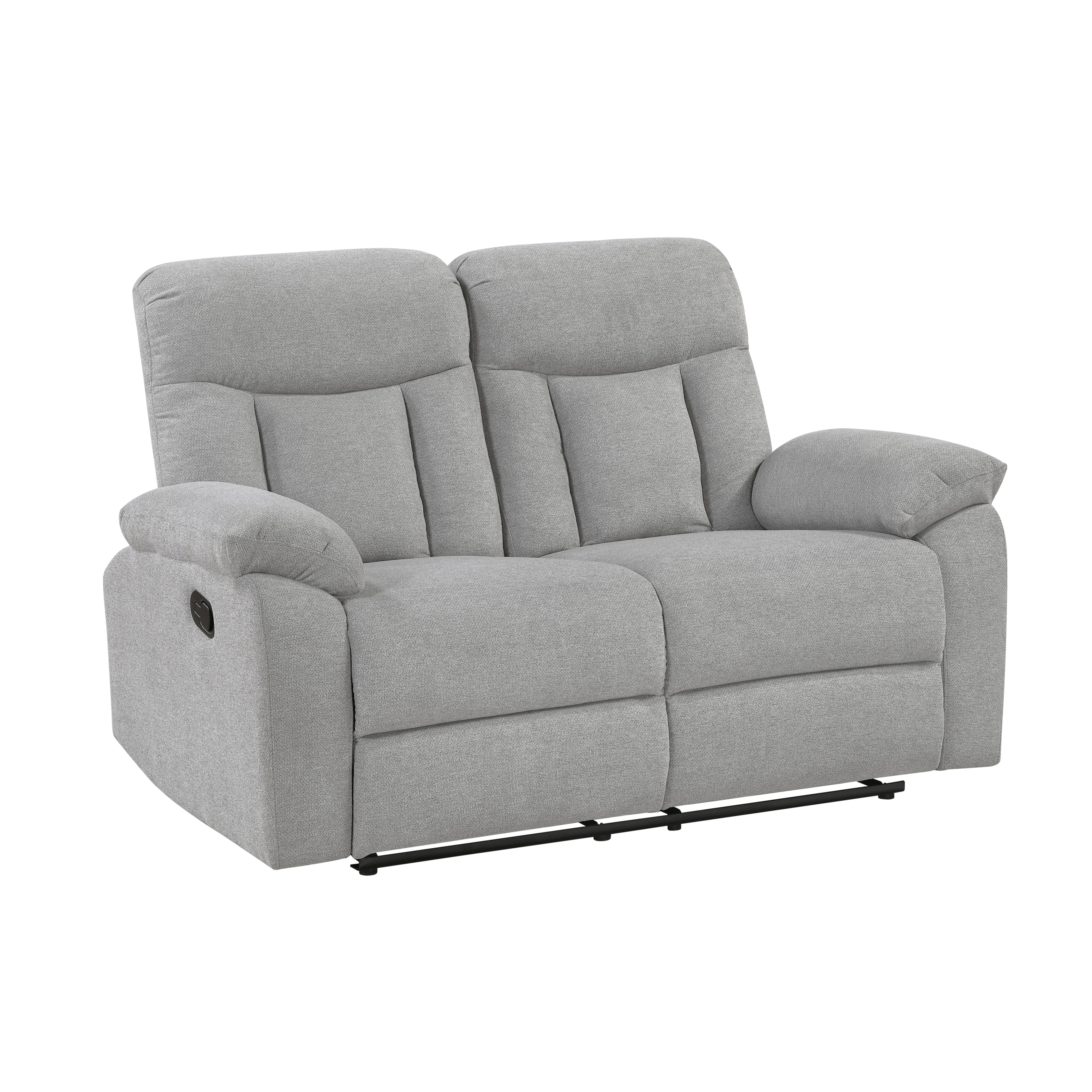 8440GRY-2 Double Reclining Love Seat - 8440GRY-2
