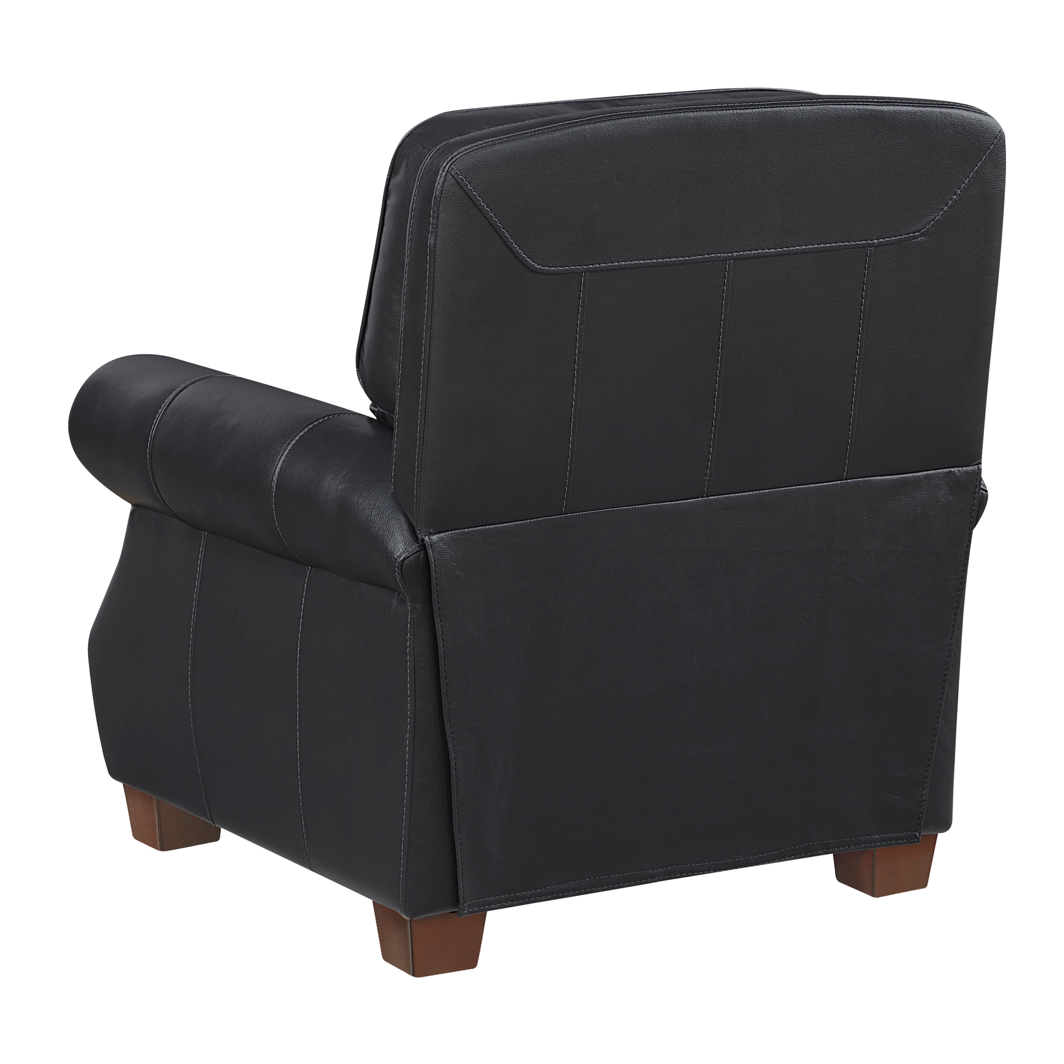 8448BLK-1PB Push Back Reclining Chair - 8448BLK-1PB