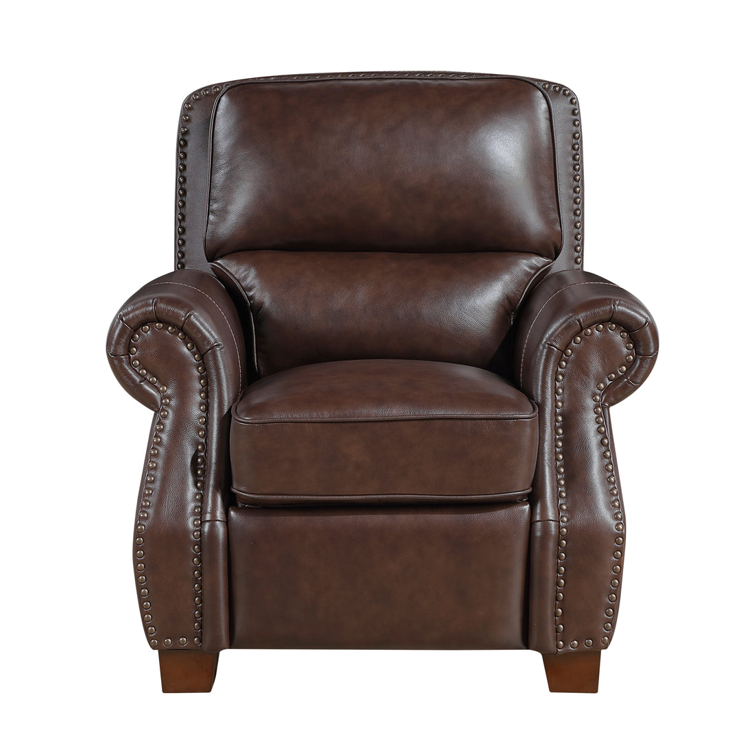 8448BRW-1PB Push Back Reclining Chair - 8448BRW-1PB