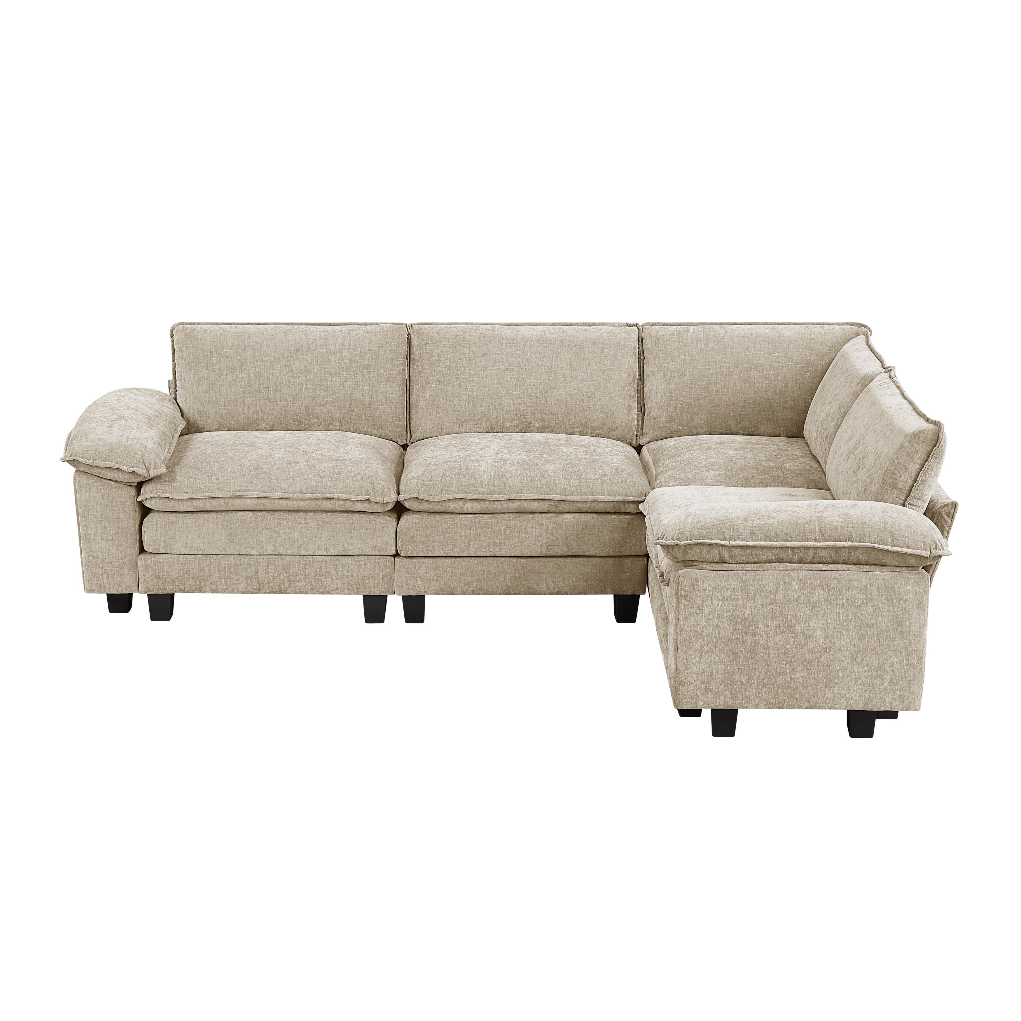 8450PWT*43ACCR (5)5-Piece Modular Sectional - 8450PWT*43ACCR